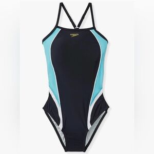 Speedo Women's Thin Strap Quantum One-Piece Swimsuit